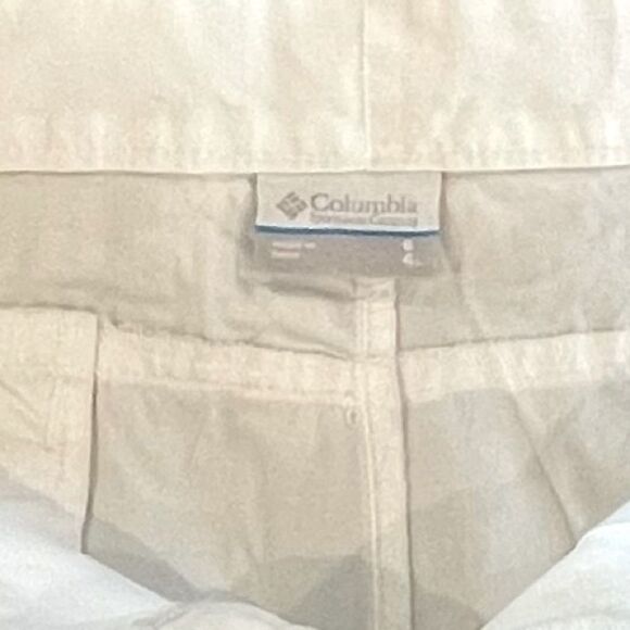 COLUMBIA Sportswear Regular Fit White Court Shorts Size 6 - Picture 4 of 5